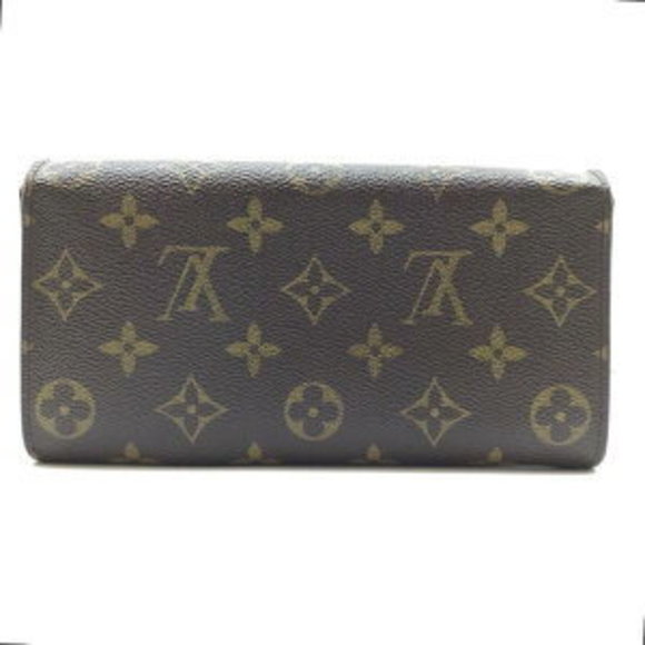 Louis Vuitton Monogram Brown Wallet Sarah Portefeuille Bifold Long - Picture 1 of 7